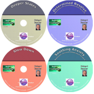 The New Richard Bandler 5 CDs – DeeperState Determined Resolved Slow Down Sooting Anxiety Getting Smarter Series